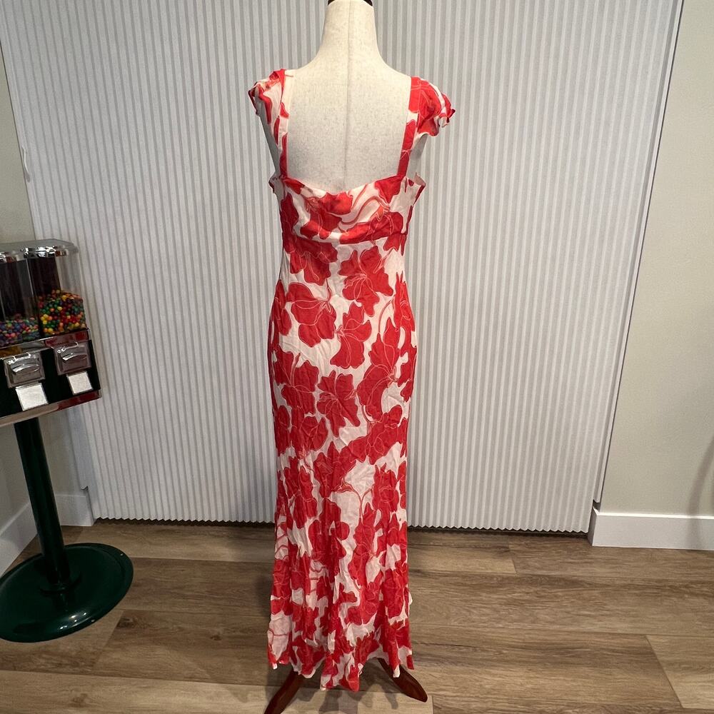 RAILS Women's Marigold Dress Size M In Scarlet Hibiscus - Picture 5 of 15